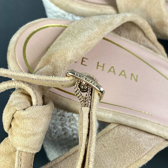 Cole Haan Women's Kaycee Knotted Ankle Strap High Heel Sandals  ew size  10 - Picture 10 of 10